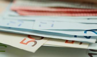 Euro-Geld-Banknoten foto