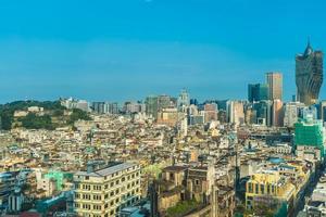 Stadtbild von Macau City, China foto