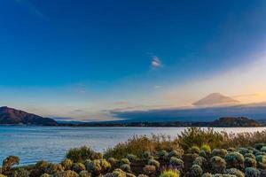 Landschaft bei mt. Fuji, Yamanashi, Japan foto