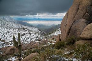 Schnee bedeckt Sonora Berg foto