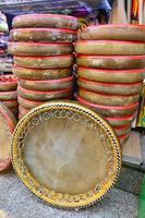 Xinjiang traditionell Tambourin foto