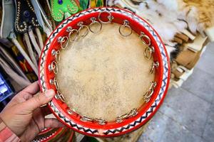 Xinjiang traditionell Tambourin foto