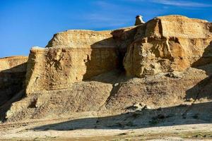 Geist Stadt im Xinjiang, China ist ein typisch Yardang Landschaft. foto