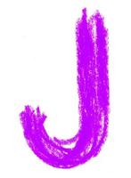 Alphabet Pastell- auf Weiß foto