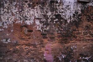 alt rot Backstein Mauer Textur Hintergrund. Grunge Zement Oberfläche foto