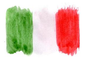 Flagge von Italien foto