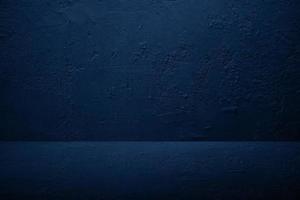 Vintage Grunge blau Beton Textur Wand Hintergrund mit Vignette. foto