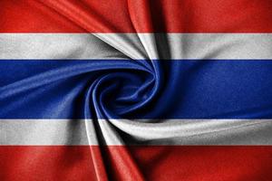 Flagge von Thailand und thailändisch Nation Flagge Design foto