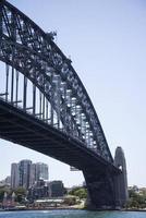 Blick auf die Sidney Bridge foto