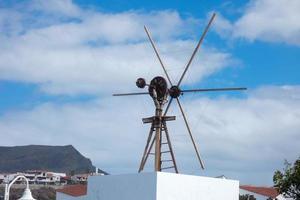 klassisch Windmühle Mechanismus ohne das Segel foto