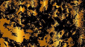 Hintergrund schwarze Goldflecken. Felsen geknackt Hintergrund für Postkarte. buntes goldenes feuer einhorn girly grunge auf papierbeschaffenheit. Kunstfarbe befleckt Hintergrund. Fantasy-Feuerlicht schwarz-goldene Papierstruktur. foto