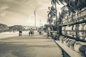 Flamengo Rio de Janeiro Brasilien 2020 Flamengo Strand Promenade Menschen und Tourismus Rio de Janeiro Brasilien. foto