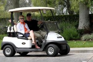 Freiwillige Golfspieler das 4 .. jährlich Jack Wagner Berühmtheit Golf klassisch zu Vorteil das Leukämie Lymphom Gesellschaft Golf Turniervalencia Land clubvalencia Caapril 27 20102010 foto