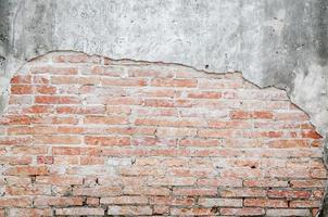 alt geknackt Beton Jahrgang Backstein Mauer Hintergrund, texturiert Hintergrund, alt Backstein Mauer Muster, z Hintergrund foto