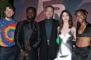 los Engel, beschädigen 3 - - Brett Sterben, Tag Okeniyi, Sebastian Stan, Gänseblümchen Edgar-Jones, jojo t gibs beim das frisch Premiere und Rührgerät, Ankünfte beim Hollywood amerikanisch Legion Post 43 auf März 3, 2022 im los Engel, ca. foto