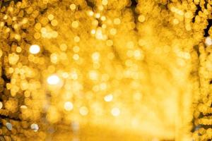 verschwommene goldene Lichter foto