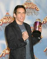 ben stiller nach gewinnen vergeben beim das mtv Film Auszeichnungen beim das Schrein Auditorium los Engel cajune 4 20052005 foto