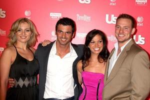 driton tony dovolani Ehefrau lina mit melissa Rycroft Datum ty ankommen beim das uns wöchentlich heiß Hollywood Party beim mein Haus Verein im los Engel Kalifornien auf April 22 20092009 foto