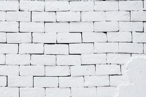 Weiß Backstein Mauer zum Hintergrund, abstrakt Hintergrund Backstein Mauer Textur foto