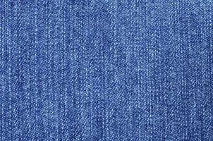 Nahaufnahme dunkelblaue Jeans Textur foto