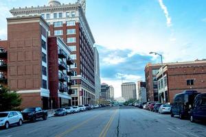 Straße Szenen im Kansas Stadt nach unten foto