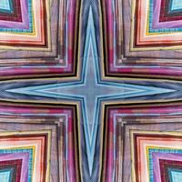 abstraktes Kaleidoskop oder endloses Muster. foto