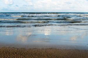 Ozean Welle und Strand foto