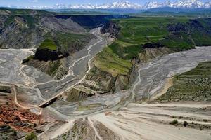 auf das oben von das kuitun großartig Schlucht foto