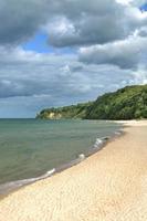 Küsten Landschaft im Göhren, Rügen, Ostsee Meer, Mecklenburg-Vorpommern, Deutschland foto