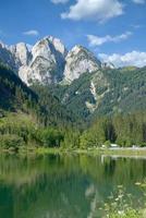 Landschaft im Gosautal schließen zu Gosau, ober Österreich foto