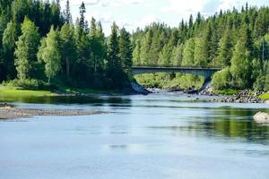 Landschaft in Schweden, Europa foto