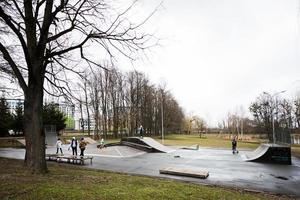 Skatepark im das Stadt Park. foto
