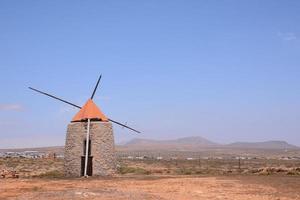 traditionell Windmühle auf Tenerife foto