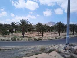 Taif, Saudi Arabien, März 2023 - - ein schön tagsüber Aussicht von das Straßen von Taif, Saudi Arabien. foto