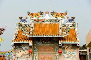 uralt Buddhist Tempel im Asien foto