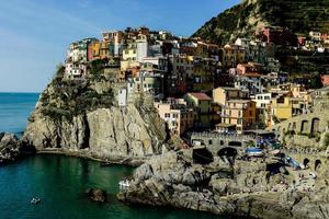 das gebiet der cinque terre in ligurien, italien foto