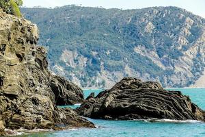 das gebiet der cinque terre in ligurien, italien foto