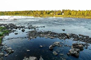 Landschaft in Schweden, Europa foto