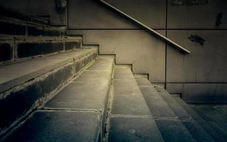 Schiefer Außen Treppe foto