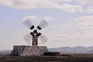 traditionell Windmühle auf Tenerife foto