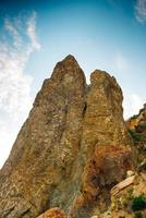 die Berge des Kaps auf der Krim foto