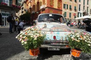 genua, italien - 5. mai 2018 - euroflora kehrt im einzigartigen szenario der nervi parks nach genua zurück foto