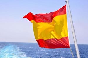 Flagge von Spanien foto