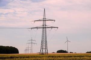 elektrisch Leistung Pylone foto