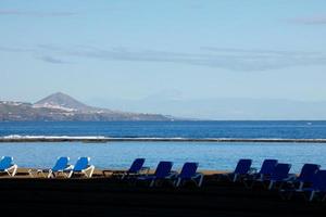 las Canteras Strand im las Palmen de gran Kanarien, Spanien foto