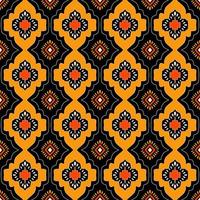 ethnisch Ikat Muster geometrisch einheimisch Stammes- Boho Motiv aztekisch Textil- Stoff Teppich Mandalas afrikanisch amerikanisch Indien Blume foto