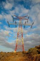 elektrisch Leistung Pylone foto