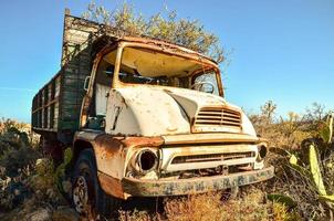 rostig alt LKW foto