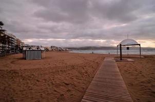 Blick auf den Strand foto