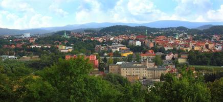 Landschaft von Jelenia gora im Polen foto